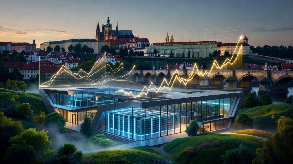 Na Zbraslavi se staví AI Datové centrum